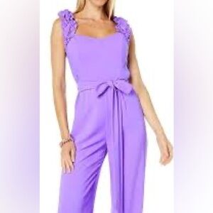 Lilly Pulitzer Zima Jumpsuit Color Mystical Purple Size 2 NWT